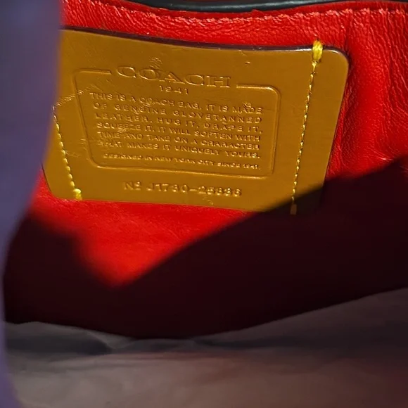 🌟👜 Coach 1941 Swagger Patchwork Prairie Rivets. Chain Crossbody Strap. - Picture 13 of 16